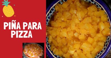 receta de pizza de piña
