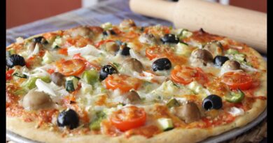 receta de pizza vegetariana