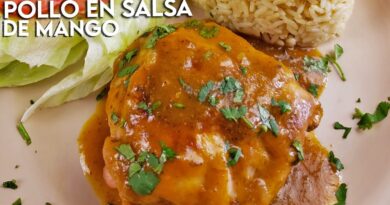 receta de pollo con mango