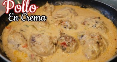 receta de pollo en crema