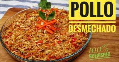 receta de pollo mechado