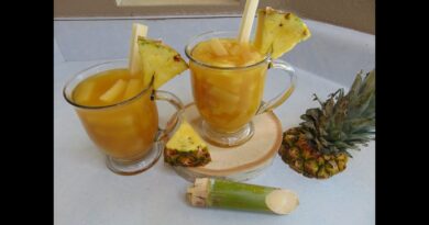 receta de ponche de piña
