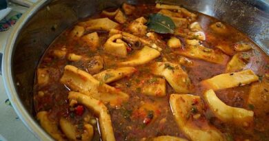 receta de pota guisada