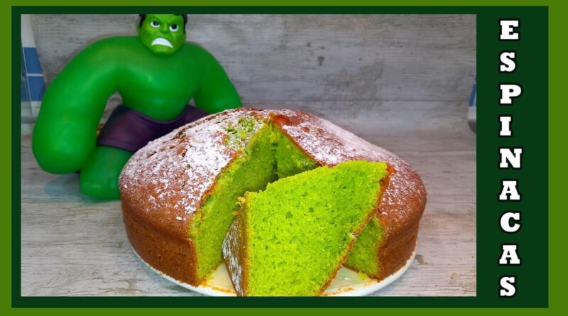 receta de queque de espinaca