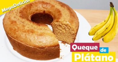 receta de quque de platano