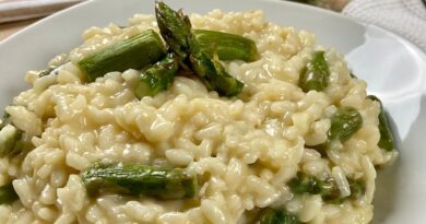 receta de risotto de esparragos