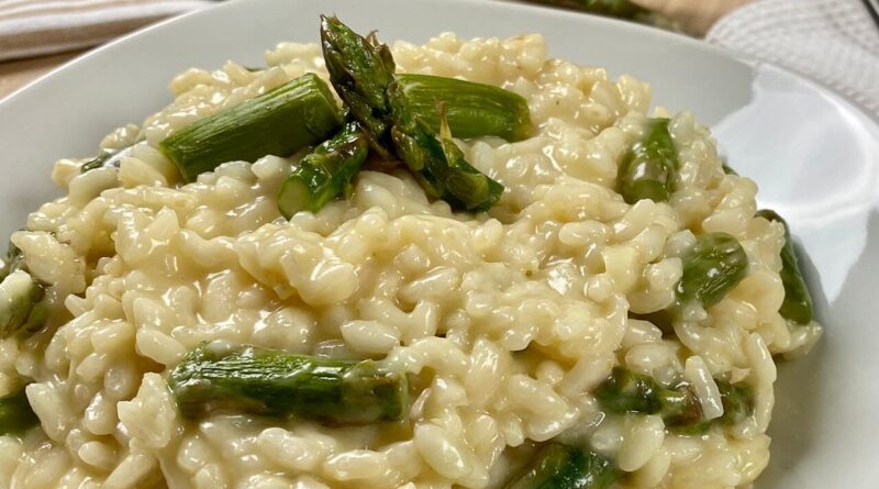receta de risotto de esparragos