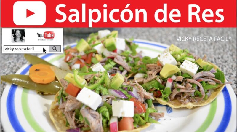 receta de salpicon de carne