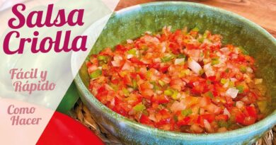 receta de salsa criolla