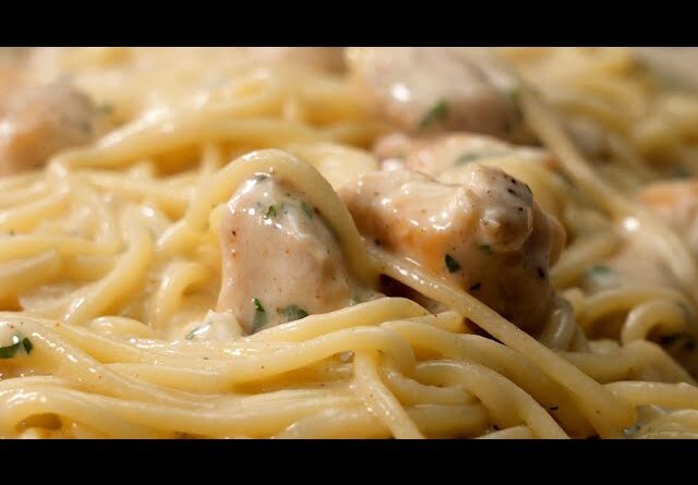 receta de spaghetti con pollo