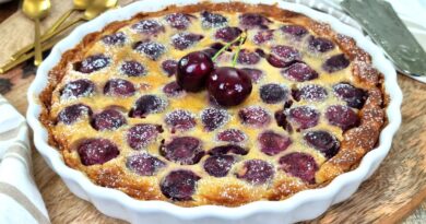receta de tarta de cerezas