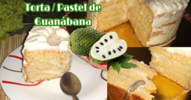 receta de torta de guanabana