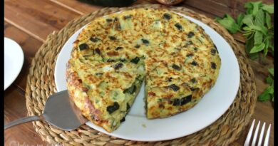 receta de tortilla de calabacin