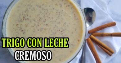receta de trigo con leche
