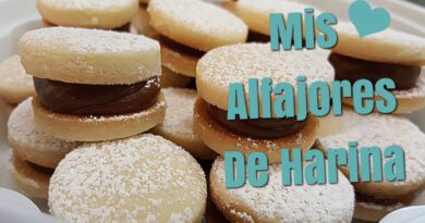 receta de alfajores de harina
