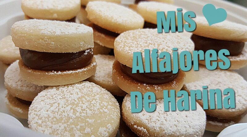 receta de alfajores de harina