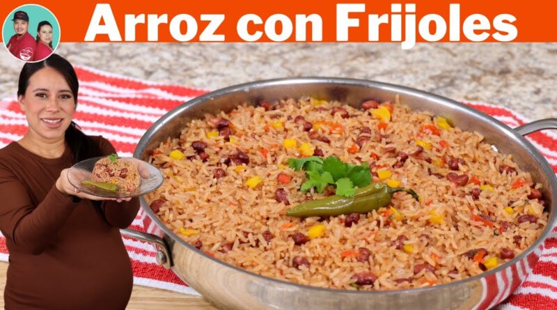 receta de arroz con frijoles