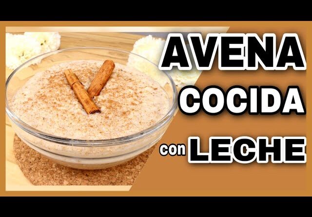 receta de avena con canela