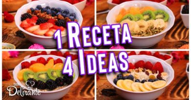 receta de avena con frutas