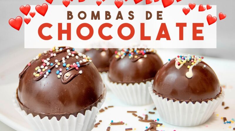 receta de bombas de chocolate