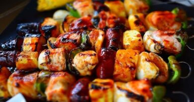 receta de brochetas mixtas