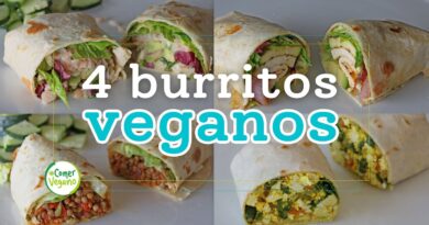 receta de burritos vegetarianos