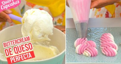 receta de buttercream de queso