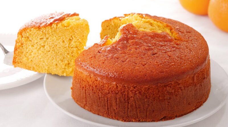 receta de cake de naranja