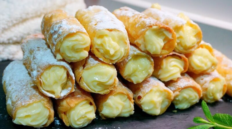 receta de canutillos