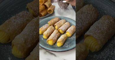 receta de canutillos fritos rellenos