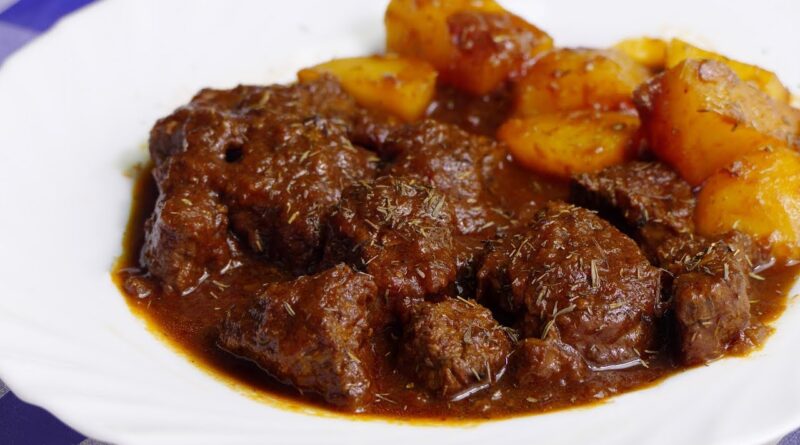 receta de carne guisada