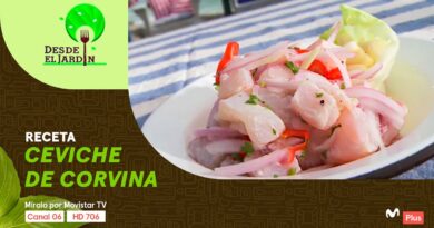 receta de ceviche de corvina