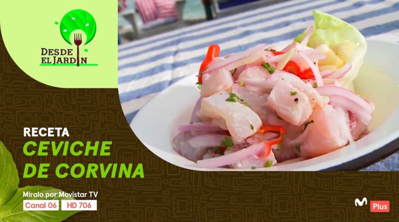 receta de ceviche de corvina
