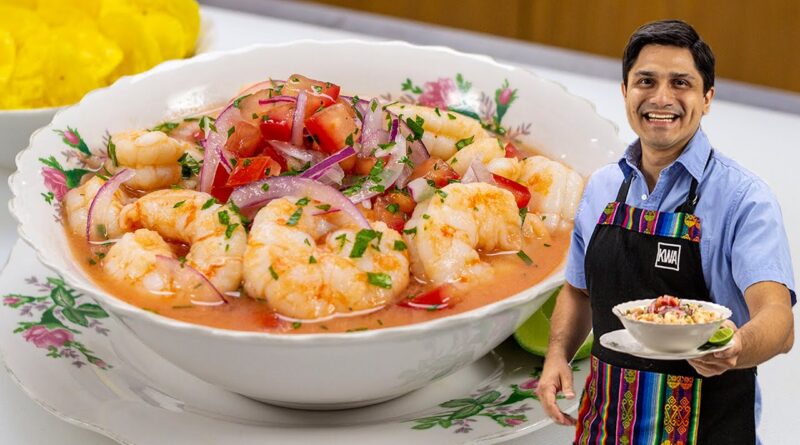 receta de ceviche ecuatoriano
