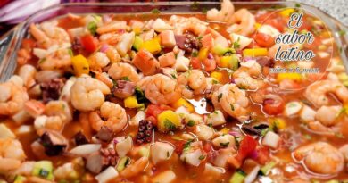 receta de ceviche mixto guatemalteco