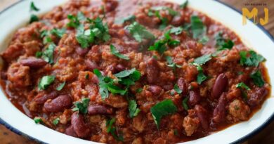 receta de chili con carne