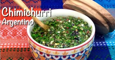 receta de chimichurri argentino