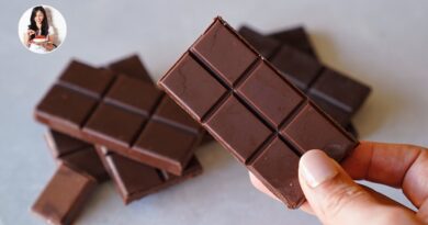 receta de chocolate en barra