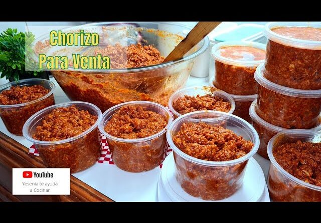 receta de chorizo de puerco