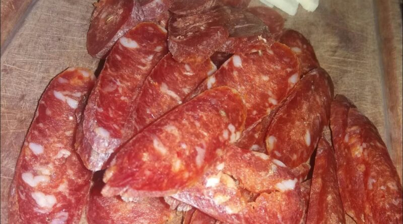 receta de chorizo seco