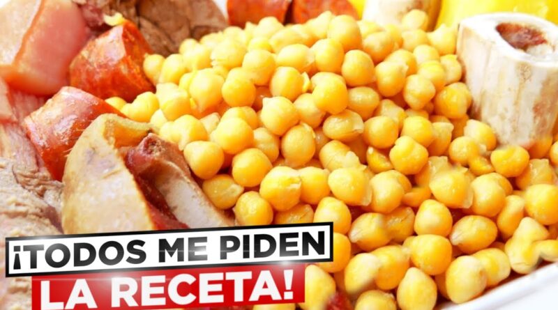 receta de cocido de garbanzos