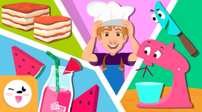 receta de cocina con verbos