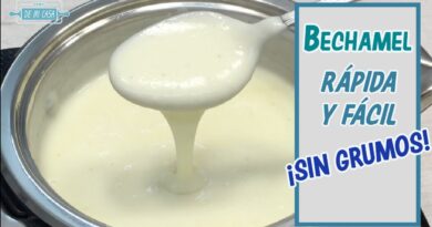 receta de crema bechamel