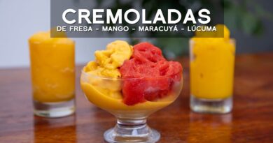 receta de cremolada de frutas