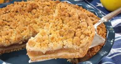 receta de crocante de manzana