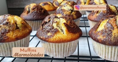 receta de cupcakes marmoleados