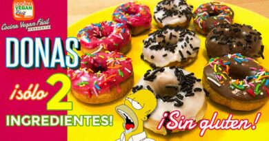 receta de donas veganas