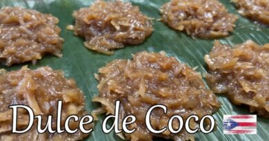 receta de dulce de coco