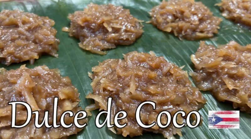 receta de dulce de coco