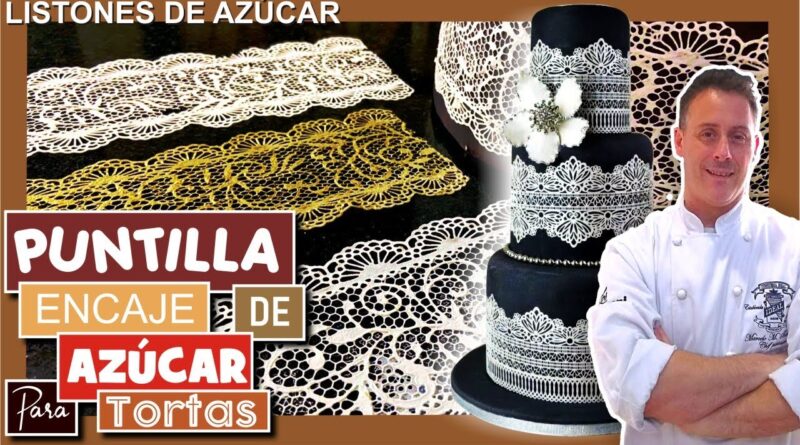 receta de encaje comestible